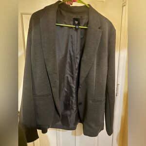 Gray blazer
